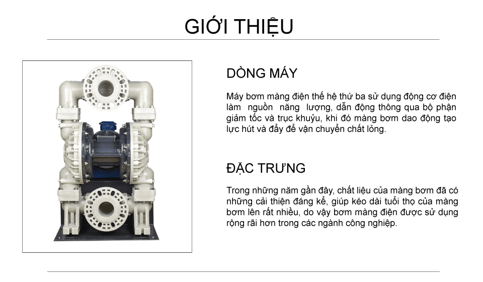 Bơm Màng Điện GODO DBY3-100 NHỰA PP