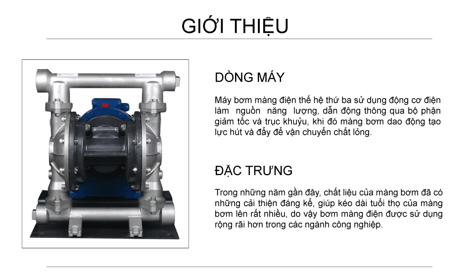 Bơm Màng Điện GODO DBY3-32 INOX