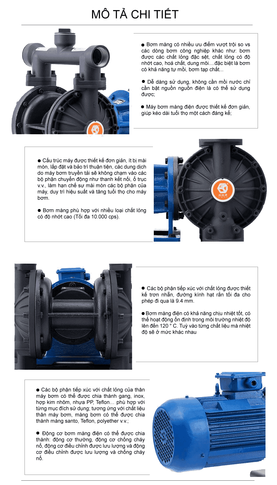 Bơm Màng Điện GODO DBY3-50 HỢP KIM NHÔM