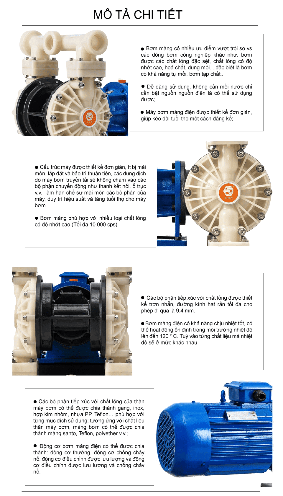 Bơm Màng Điện GODO DBY3-65 TEFLON