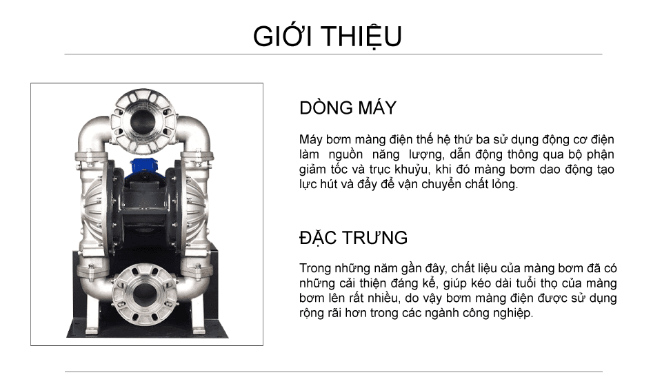 Bơm Màng Điện GODO DBY3S-100 INOX