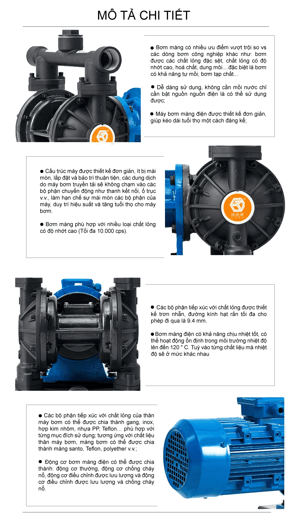 Bơm Màng Điện GODO DBY3S-32 HỢP KIM NHÔM