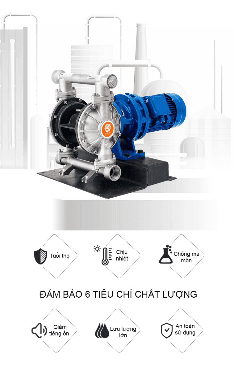 Bơm Màng Điện GODO DBY3S-32 INOX