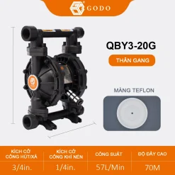 Máy Bơm Màng Khí Nén QBY3-20