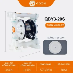 Máy Bơm Màng Khí Nén QBY3-20