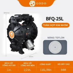 bơm màng khí nén bfq-25