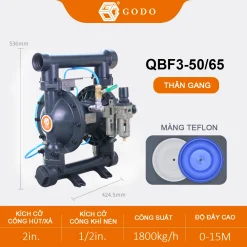 máy bơm bột QBF3-50/65 gang