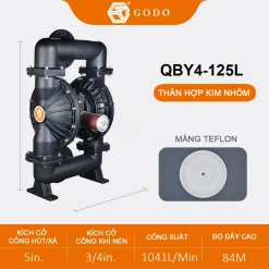 Bơm Màng Khí Nén QBY4-125