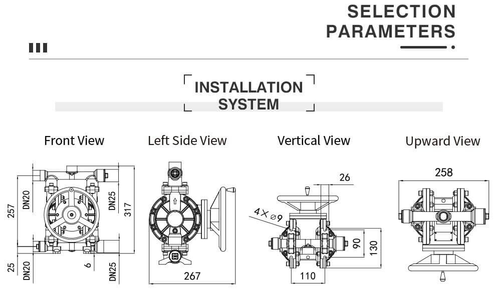 Bơm vận hành bằng tay GODO QBS3-25P
