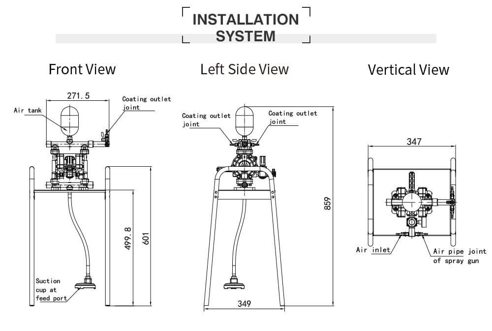 Máy Phun Sơn Khí Nén BP-10 Hợp Kim Nhôm