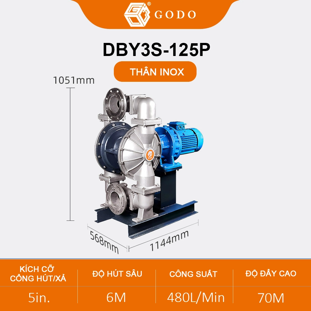 bơm màng điện dby3s-125 bơm màng điện dby3s-125