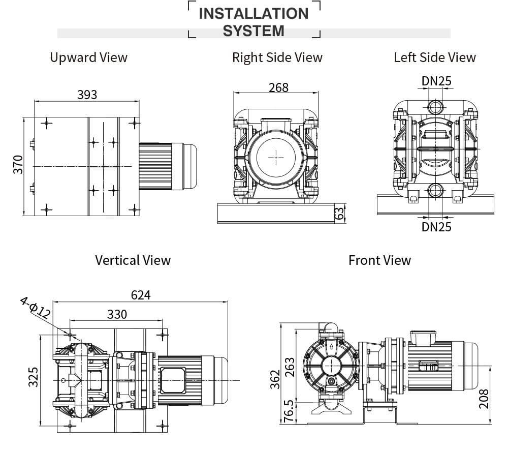Bơm màng điện GODO BFD-25 Gang