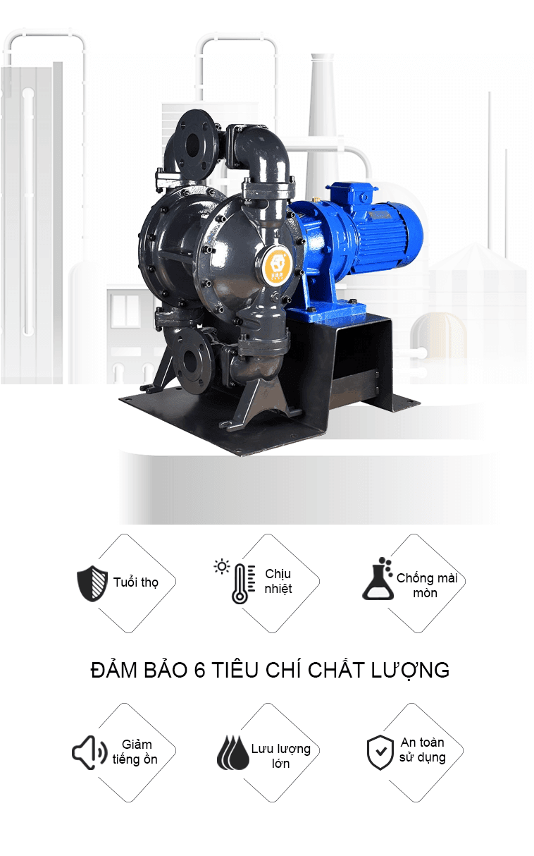Bơm màng điện GODO BFD-50 Gang