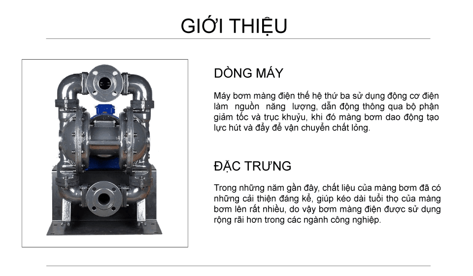 Bơm màng điện GODO BFDS-50 Gang