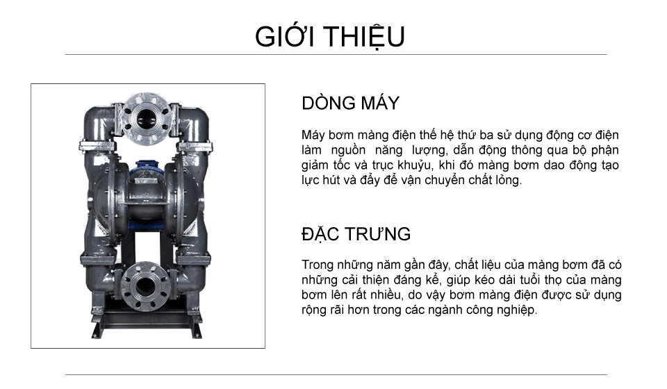 Bơm màng điện GODO BFDS-80 Gang