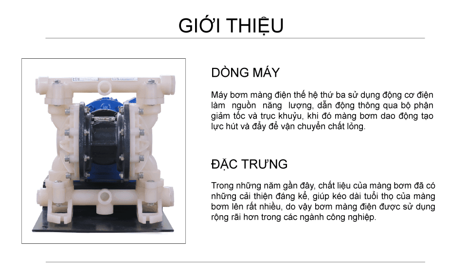 Bơm màng điện GODO DBY3S-15 Teflon