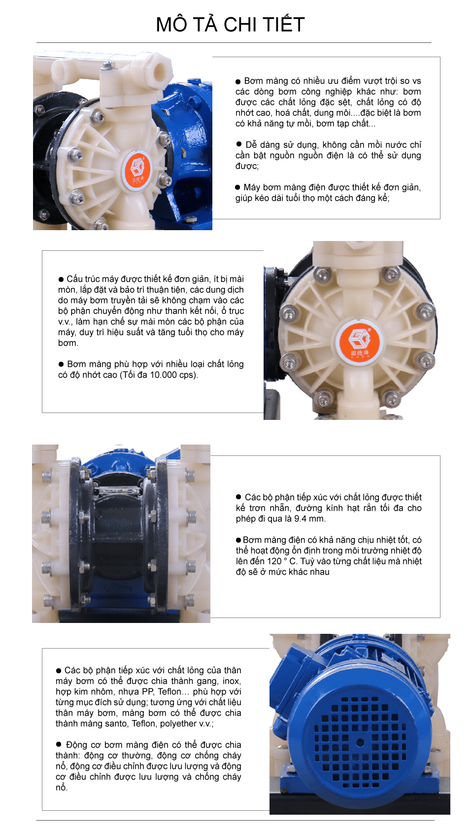 Bơm màng điện GODO DBY3S-15 Teflon