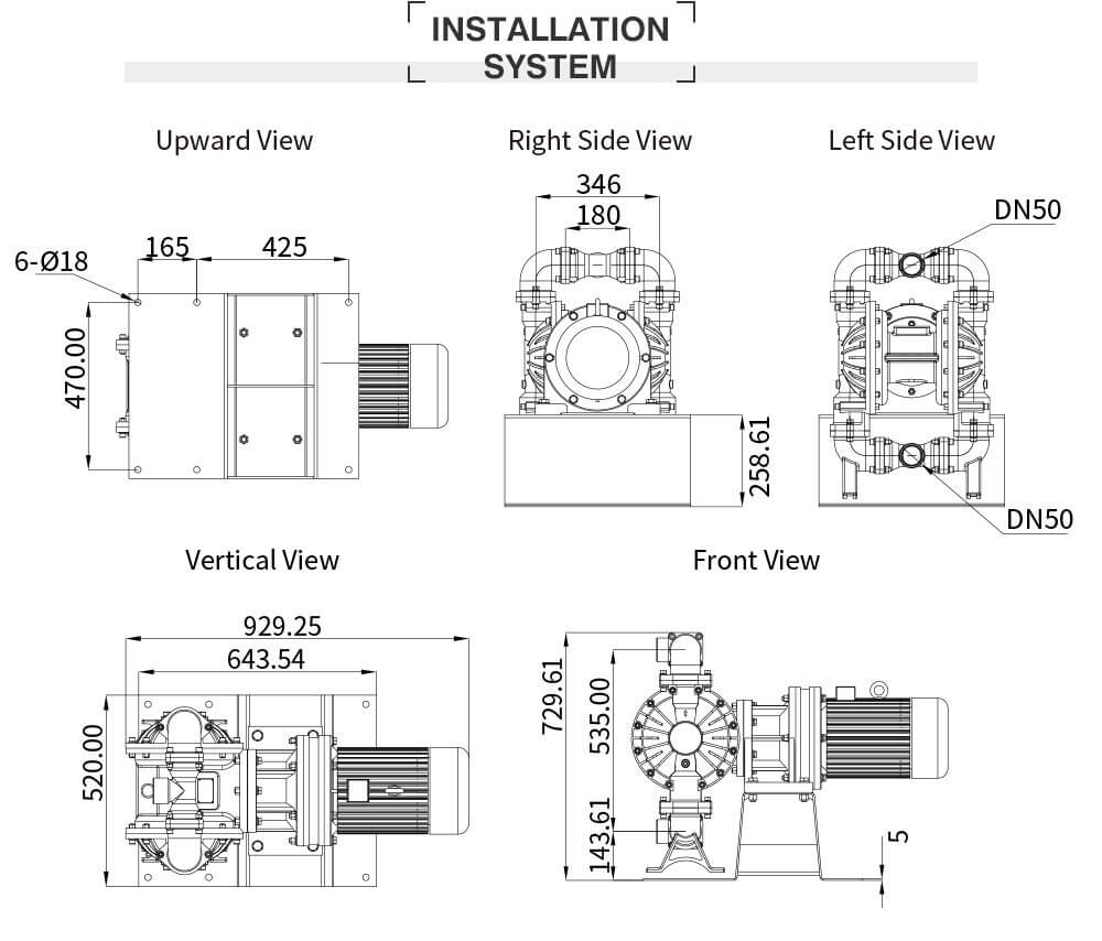 Bơm màng điện GODO BFD-50 Inox