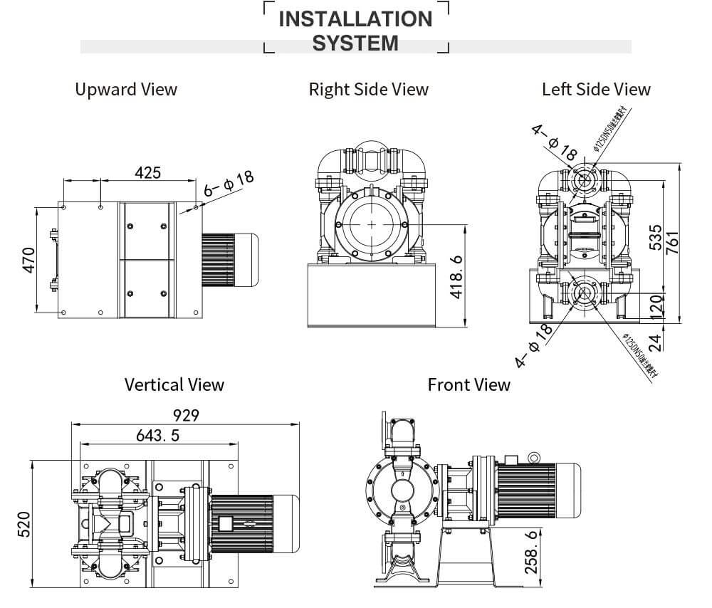 Bơm màng điện GODO BFD-50 Gang