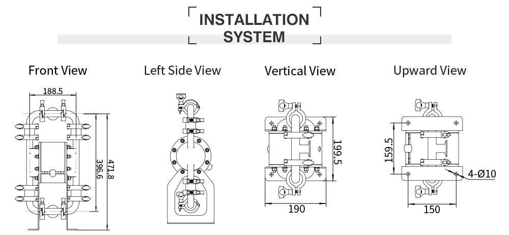 Bơm màng thực phẩm GODO QBW3-25