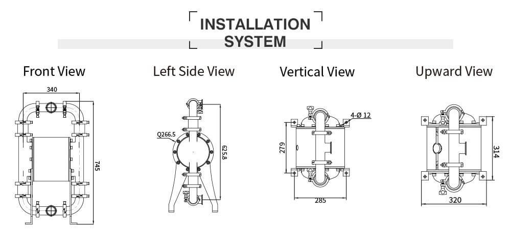 Bơm màng thực phẩm GODO QBW3-50