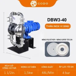 bơm màng thực phẩm DBW3-40