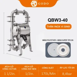 bơm màng thực phẩm QBW3-40