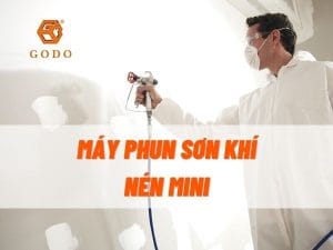 Máy phun sơn khí nén mini