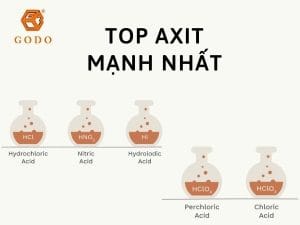 Top axit mạnh nhất. Máy bơm nào bơm được axit mạnh nhất