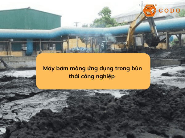 Máy bơm màng bùn thải công nghiệp