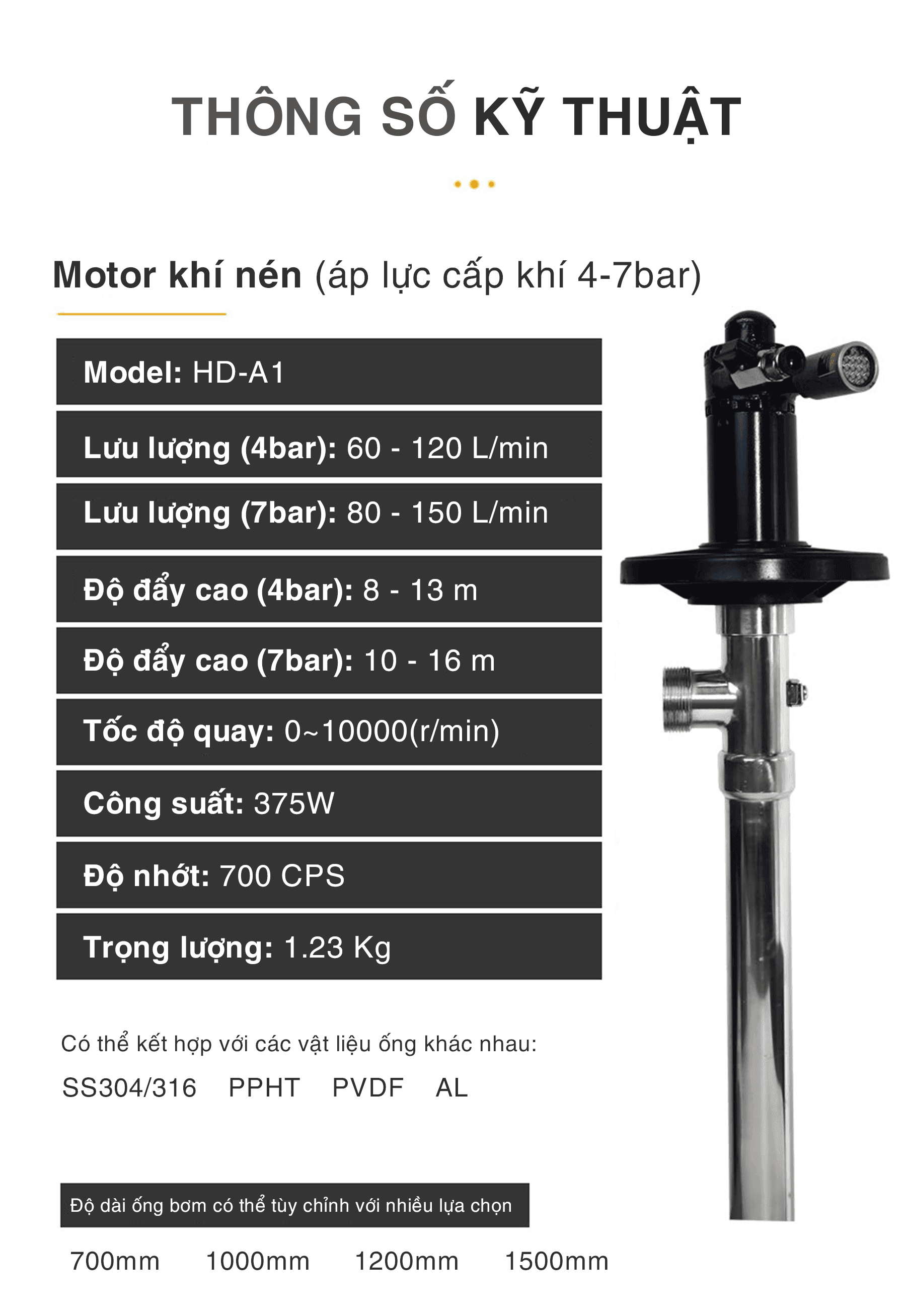 Thong so ky thuat bom thung phuy khi nen