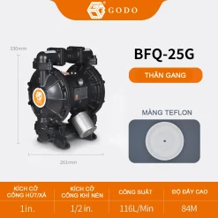 bơm màng khí nén bfq-25