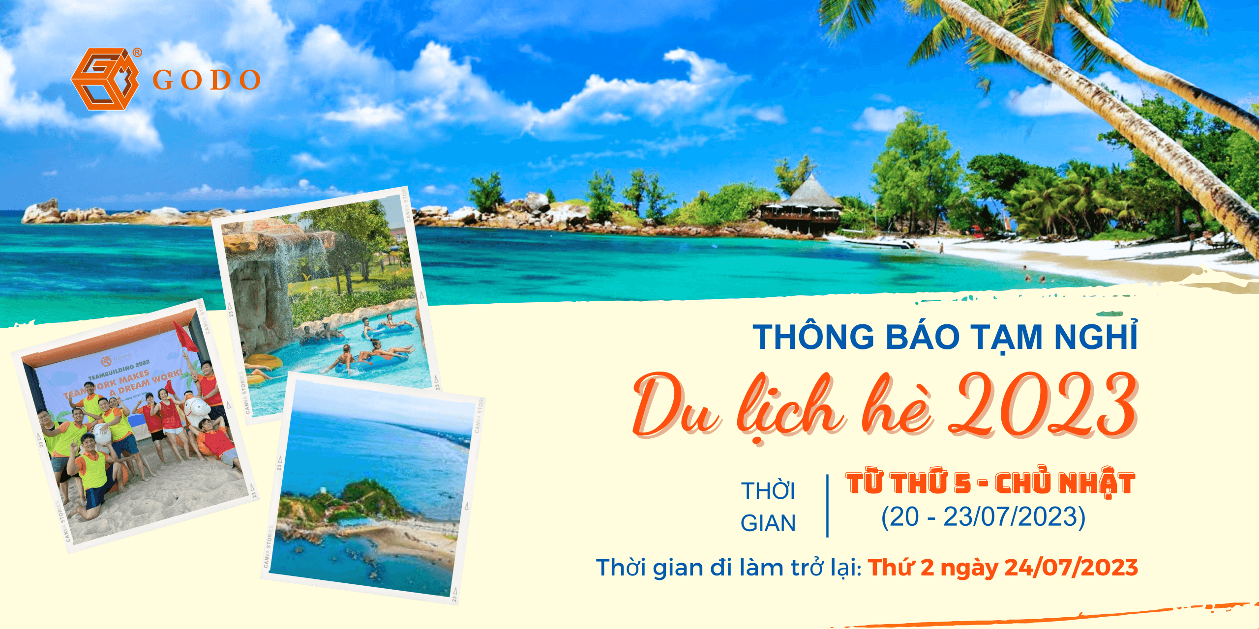 2023.07 Thông báo du lịch hè 2023