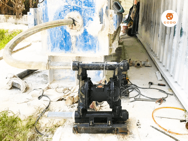 Máy bơm bùn công suất nhỏ