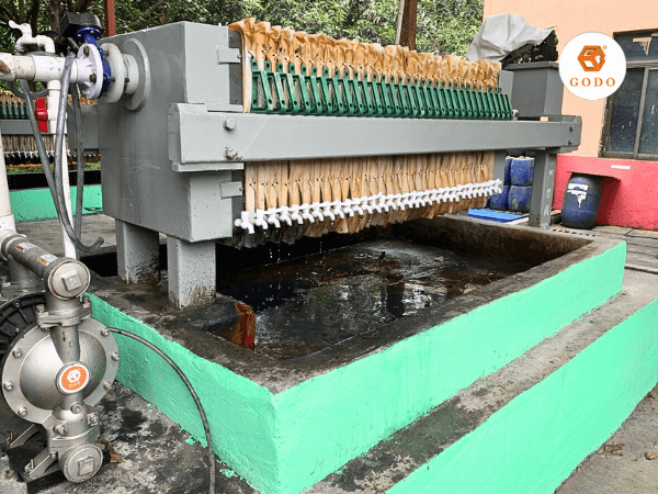 Máy bơm bùn, hút bùn đặc GODO Bảo Hành 5 Năm 2 Máy bơm bùn thải GODO