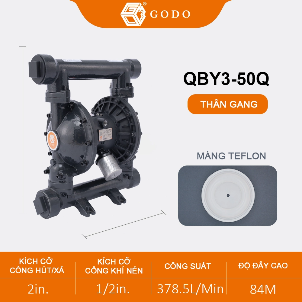 bơm màng khí nén QBY3-50 bơm màng khí nén QBY3-50