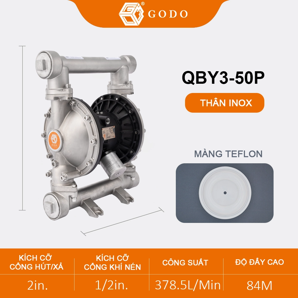bơm màng khí nén QBY3-50 bơm màng khí nén QBY3-50