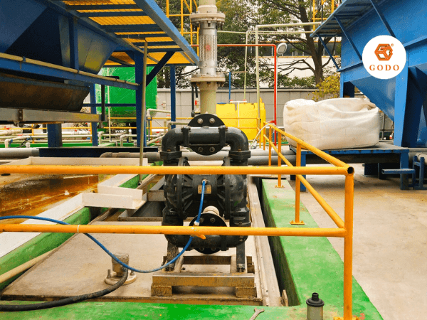 Máy bơm bùn thải GODO cho máy ép bùn khung bản