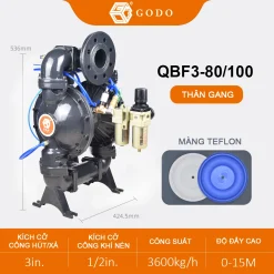máy bơm bột QBF3-80/100 gang