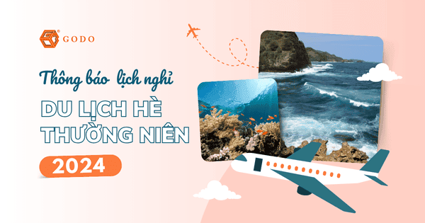 thông báo nghỉ du lịch hè