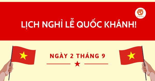 nghỉ lễ Quốc Khánh 2/9/2024