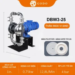 bơm màng thực phẩm DBW3-25