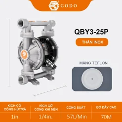 Bơm Màng Khí Nén QBY3-25