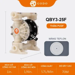 Bơm Màng Khí Nén QBY3-25
