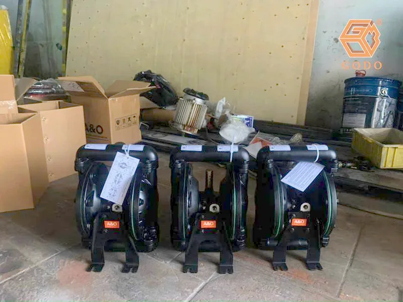 bơm màng khí nén hóa chất