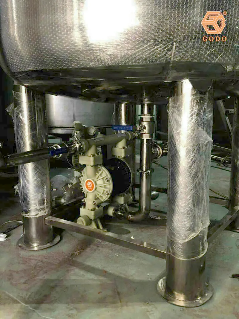 bơm màng khí nén hóa chất