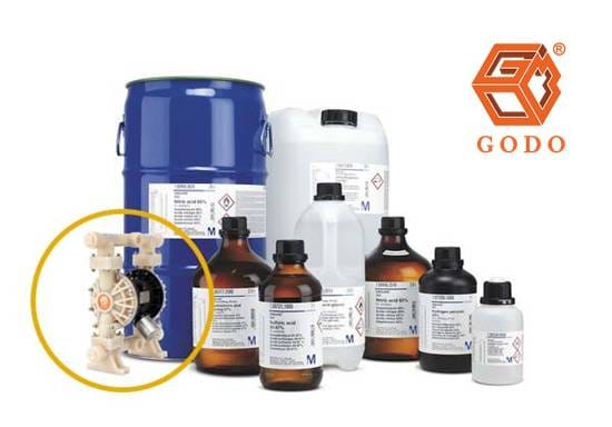 Máy bơm hóa chất HNO3 – Bơm Axit HNO3 GODO nồng độ cao 2 bơm hóa chất hno3