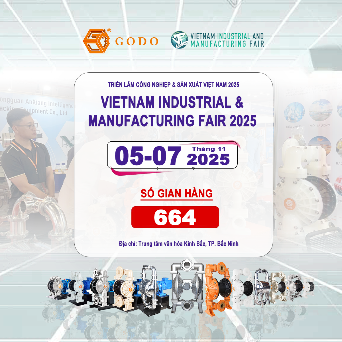 GODO VIỆT NAM CHÍNH THỨC THAM DỰ TRIỂN LÃM VIMF BẮC NINH 2025