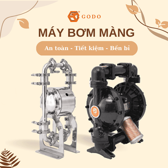 bơm màng khí nén đa nẵng GODO