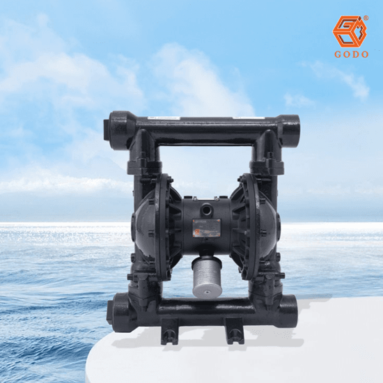 Máy bơm màng thân gang